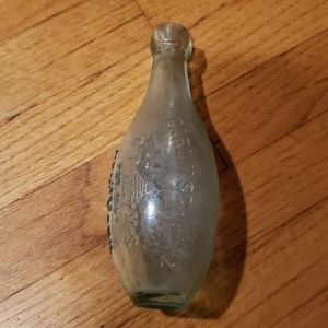 1868 Carl H Schultz Beer Soda Bottle Antique